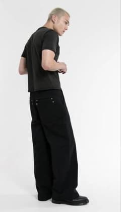 Stacked Canvas Wide-Leg Pantsのサムネイル