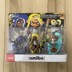 신품 미개봉 스프라툰 3 amiibo 세트 노보리가츠오 군 타월 첨부