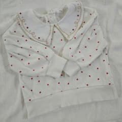 コトリ　cottoli　ハート　えり　トップス　トレーナーのサムネイル