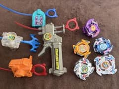 当時物まとめ売り】爆転シュートベイブレード 5点+スプリング