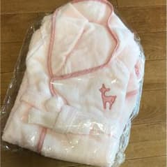 【新品】ハッカキッズ バスローブ ピンクのサムネイル