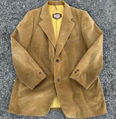 【Cortefiel】 70s コーデュロイ テーラードジャケット 46 L