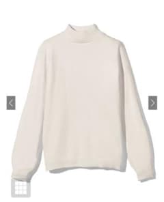 カシミヤタッチハイネックニットトップスのサムネイル
