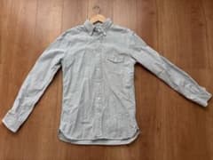 RRL ダブルアールエル ヒッコリーストライプ ワークシャツ XS 糸ほつれありのサムネイル