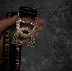 【セール中】DC Opium studed silver buckle beltのサムネイル