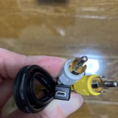 AVケーブル マイクロUSB端子 RCA端子 映像音声出力のサムネイル