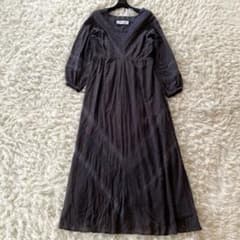 近年モデル✨サラマリカ マキシワンピース レース Vネック 長袖 切替