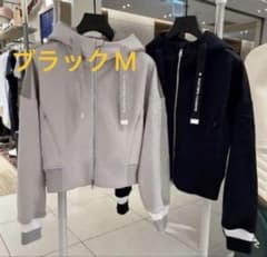 ジーフォアG/FORE ジャケット ゴルフ ウェアトップスパーカーブラックMのサムネイル