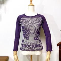 HYSTERICS ヒステリックス メッシュカットソー パープル HYSTERICS ヒステリックス メッシュカットソー パープル - メルカリ