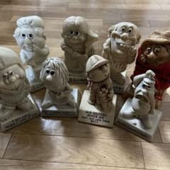 ★日曜日迄の限定価格★メッセージドール8体セット　ヴィンテージ　ユーズド　古着 ☆日曜日迄の限定価格☆メッセージドール8体セット ヴィンテージ