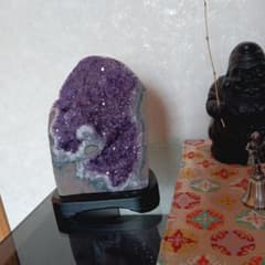 天然アメジスト結晶 置物のサムネイル