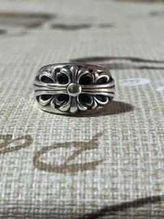 メ*蛇様 CHROME HEARTS フローラルクロス リング 8号のサムネイル