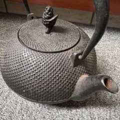 南部鉄器 霰文様 鋳鉄製 茶道具 - メルカリ