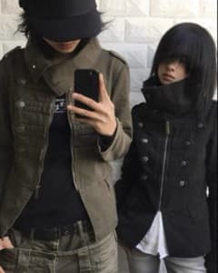 Imdelusion ナポレオンジャケット スリムライダースジャケット y2k