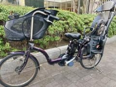 Panasonic ギュット　ミニ　電動自転車　３人乗りのサムネイル