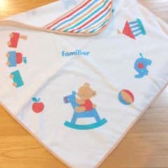 ファミリア　フード付き　ベビーバスタオルのサムネイル