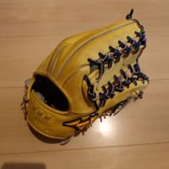 Mizuno Pro 軟式 グローブ イエロー 外野手用のサムネイル