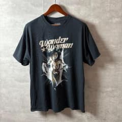 JUSTICE LEAGUE 원더 우먼 T 셔츠 XL 블랙
