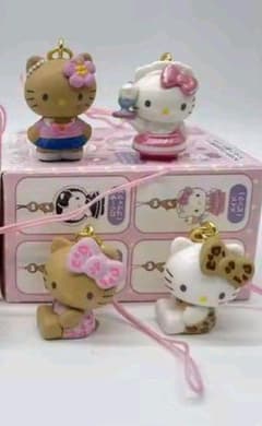ハローキティ ストラップ4個のサムネイル
