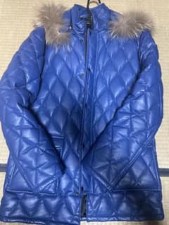 ゆうぽむぷりん様専用高級本革 羊革 青 レザー キルティング ダイヤ