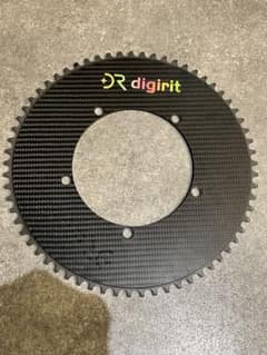 digirit トラック用 カーボンチェーンリング 65t BCD144 - メルカリ