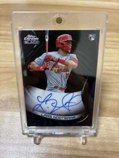 ヌートバー　直筆サイン　2022 topps Chrome BLACK ルーキー 2022 Topps Chrome Black Lars Nootbaar - メルカリ