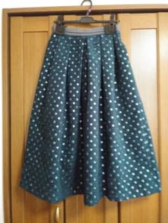 IENA LA BOUCLE ドットジャガード タックスカート　イエナラブークル IENA LA BOUCLE ドットジャガードタックスカート - メルカリ