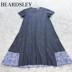 美品☆BEARDSLEY 裾 レースフルーツ刺繍 ワンピース Aライン - メルカリ