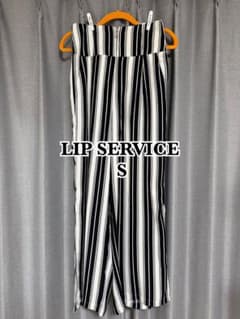 LIP SERVICE ストライプ柄パンツ Sのサムネイル