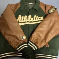 Perushu × MLB コラボスタジャン　Athletics スタジャンのサムネイル