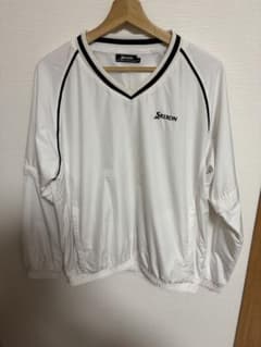 SRIXON メンズ プルオーバー ジャケット ホワイト M