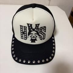 HYSTERIC GLAMOUR スタッズ メッシュキャップ ブラック ラブ上等のサムネイル