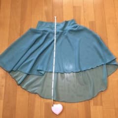 MANA様専用バレエスカート　ミントブルー　チャコットのサムネイル
