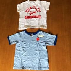 ノースフェイス デニムダンガリー キッズ  tシャツ 2点 セットのサムネイル