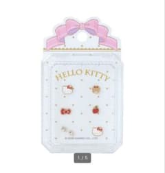 サンリオ ハローキティピアス 7個セット923168のサムネイル