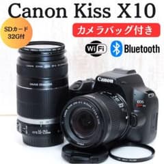 ❤️美品❤️高画質❤️Wi-Fi搭載❤️カメラバッグ付き Canon Kiss X10 ❤️美品❤️高画質❤️Wi-Fi搭載❤️カメラバッグ付き Canon Kiss X10