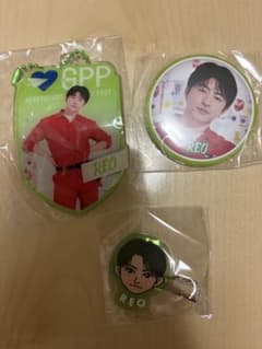 사노 레이오 GPP 가챠 헤어 클립 캔 배지