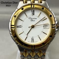 Christian Dior 3023 メンズ デイト クォーツ 腕時計 稼働品のサムネイル