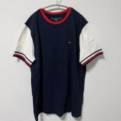 TOMMY HILFIGER 半袖Tシャツ ネイビー Mのサムネイル