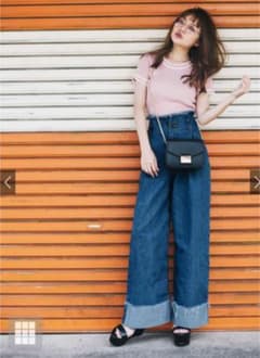デニム ワイドパンツ　グレイルのサムネイル