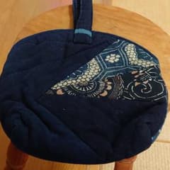 古布藍染めバックのサムネイル