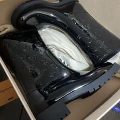 Louis Vuitton ブーツ ブラック 37 ミディアム 23.5 雨 Louis Vuitton ブーツ ブラック 37 ミディアム 23.5 雨 - メルカリ