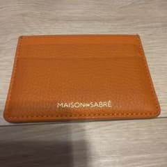 MAISON de SABRE カードケース オレンジ