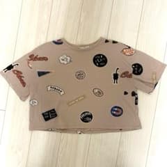 Bershka パッチワークプリント Tシャツ Lのサムネイル