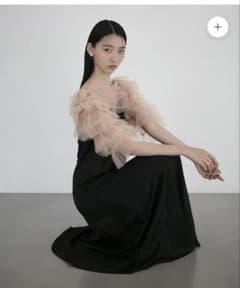 ティアードフリルチュールボレロワンピースドレス　lejaのサムネイル