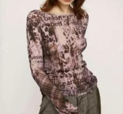 SLY BLURRING LEOPARD CUT トップス ピンク SLY BLURRING LEOPARD CUT トップス ピンク - メルカリ