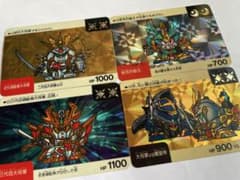 SDガンダムカードダス　初代頑駄無大将軍　三代目大将軍　大将軍VS闇皇帝　他4枚のサムネイル