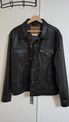 Levi's Premium 日本限定レザートラッカージャケット - メルカリ