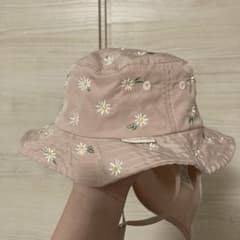 petit main 花柄刺繍 ハット　48のサムネイル