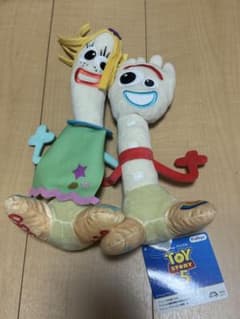 토이 스토리 5 페어 봉제 인형 포키 & 카렌 비벌리